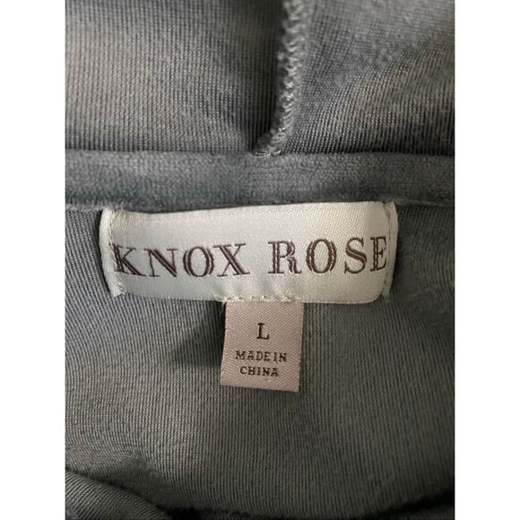 Knox Rose velour hooded sweatshirt size L - Picture 8 of 11